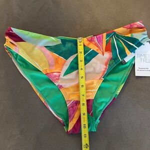 Time and Tru Colorful Swimwear Bottom Only